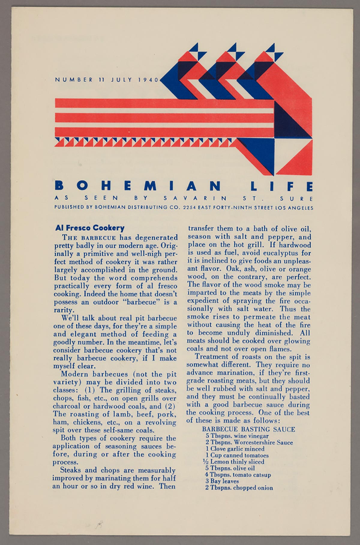 Bohemian Life 1940