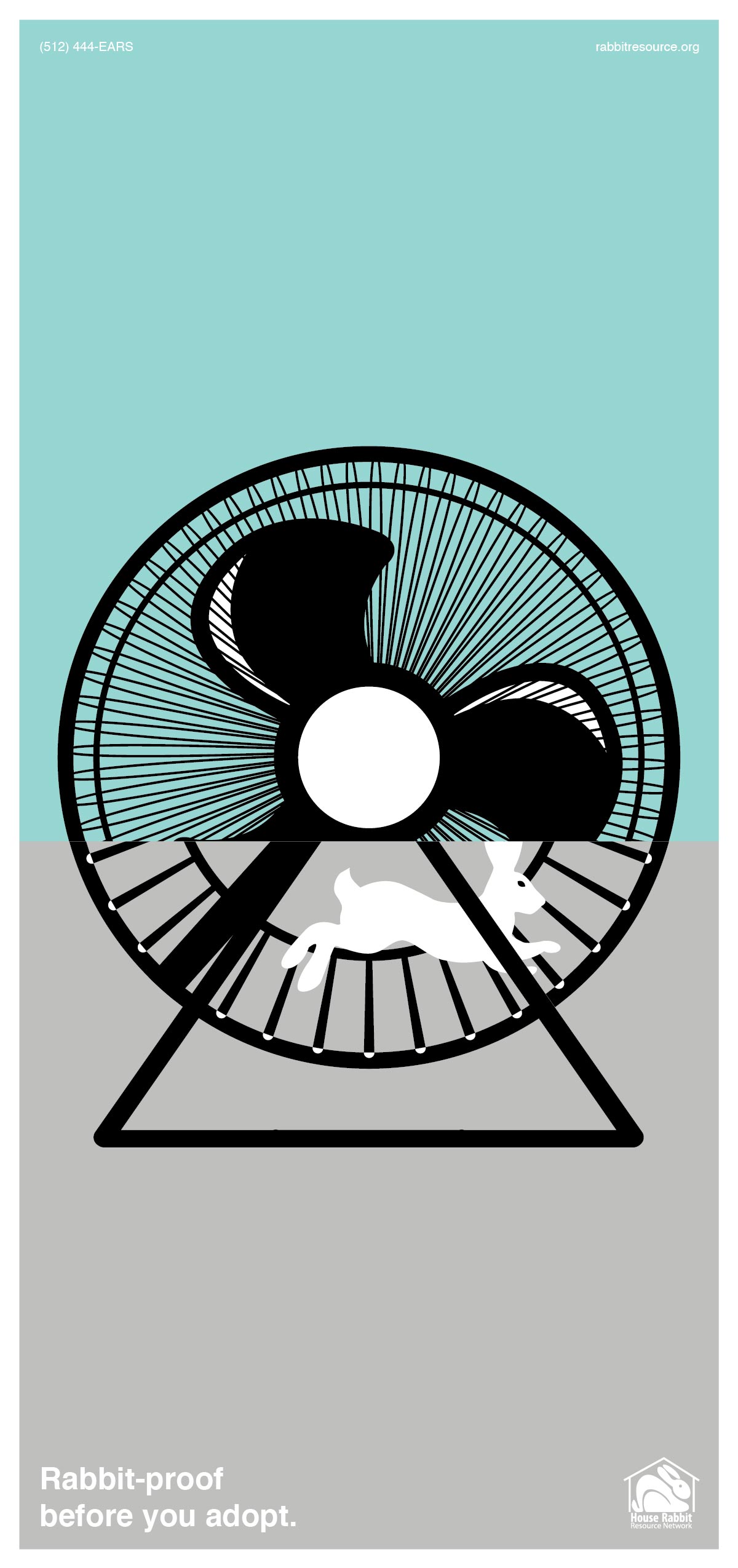 exercise wheel and spinning fan