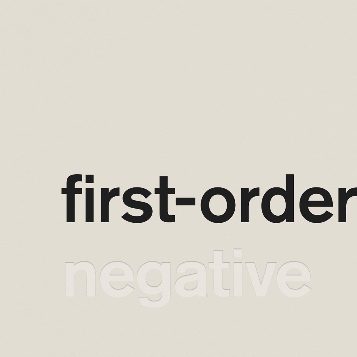 firstordernegative