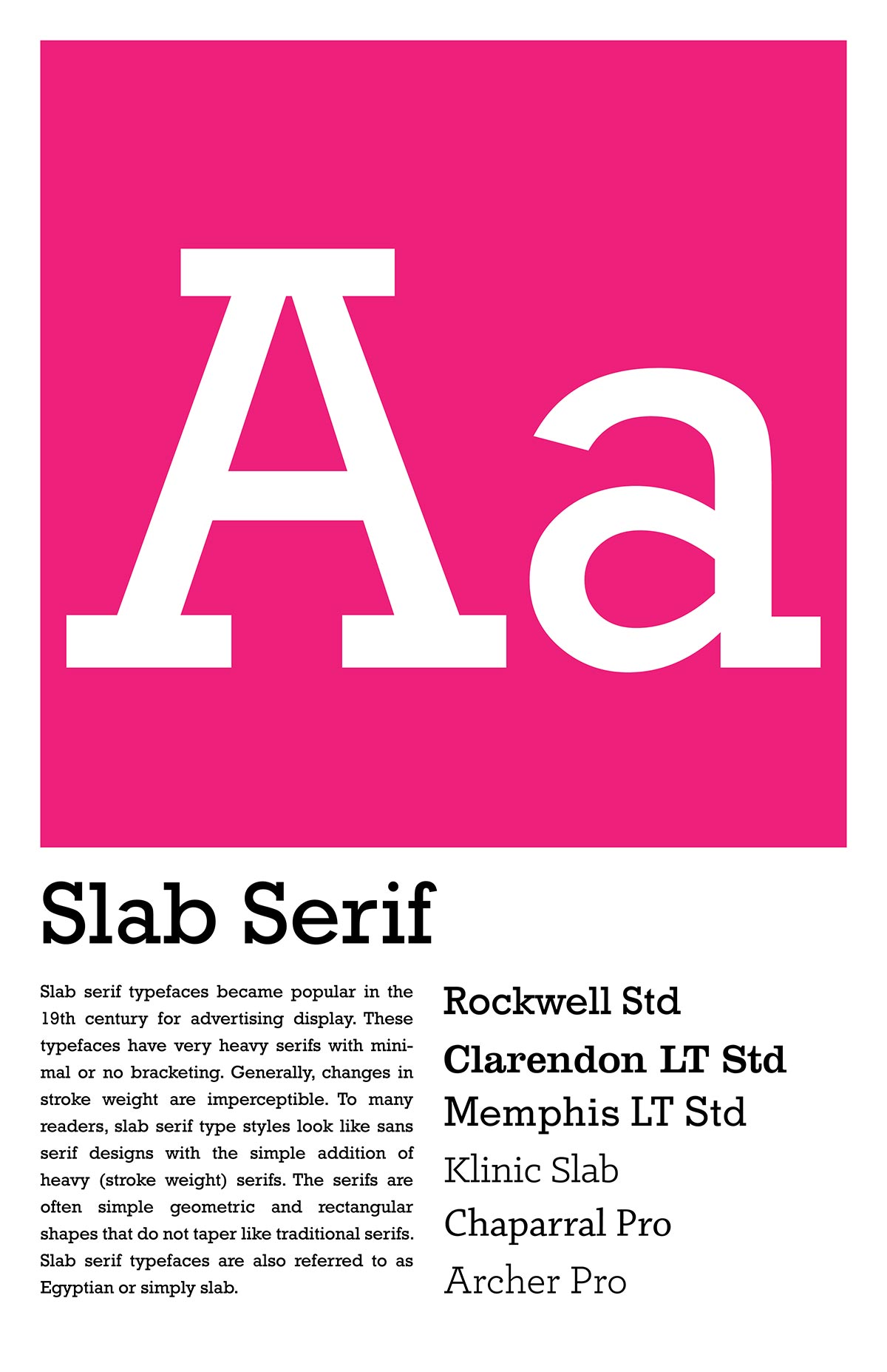 type style poster