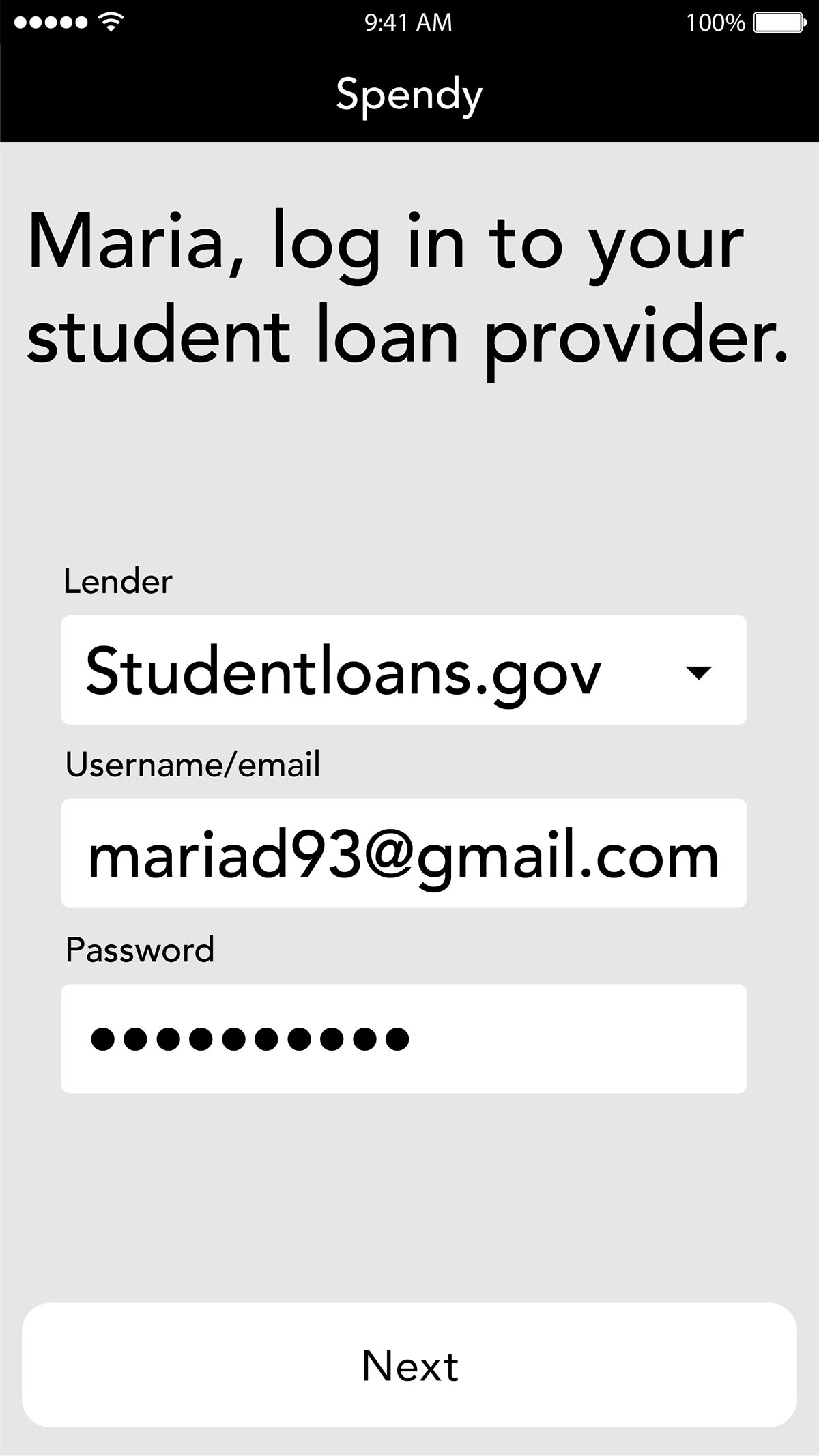 student loan login