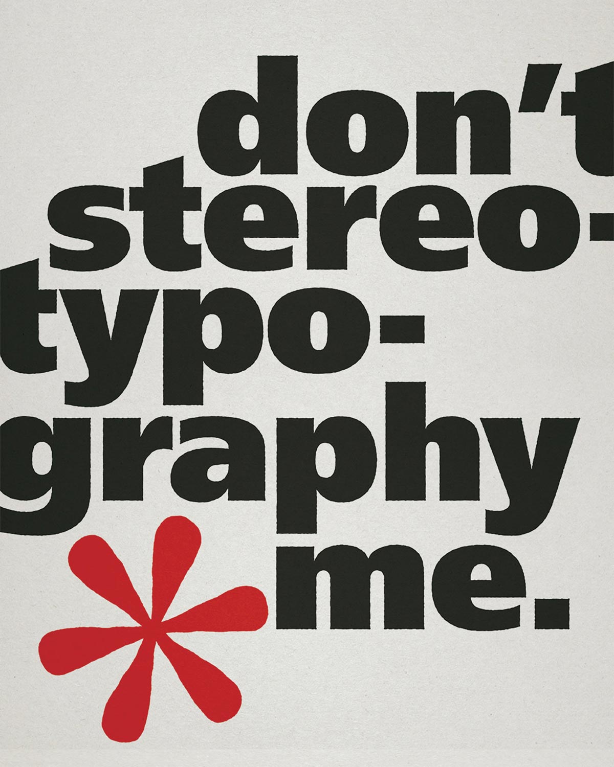 stereotypography