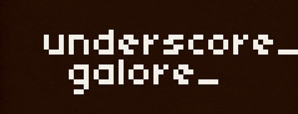 underscore galore mark